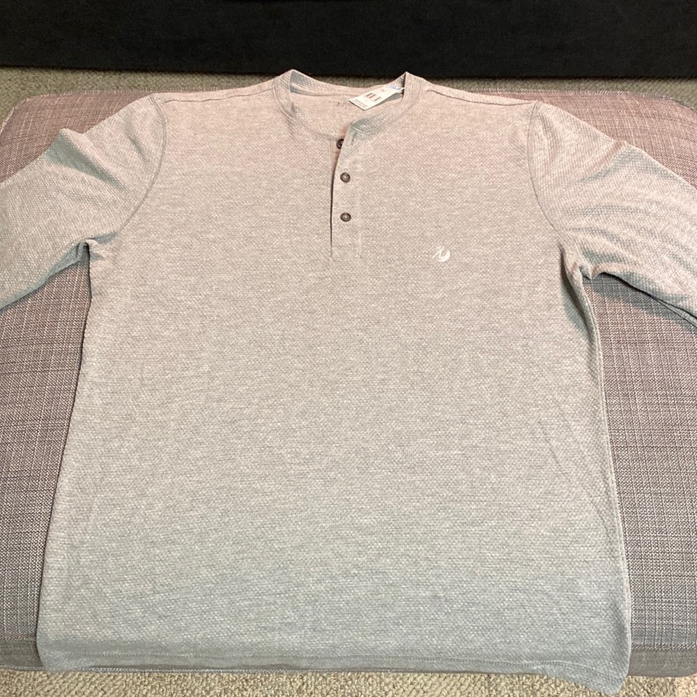 Structure Long-Sleeve Thermal Henley